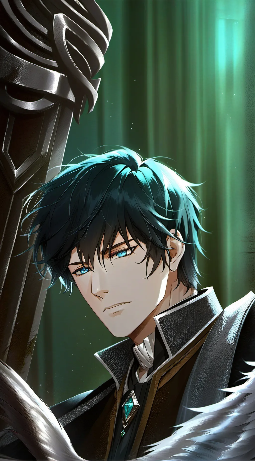 ai character: Miles  background