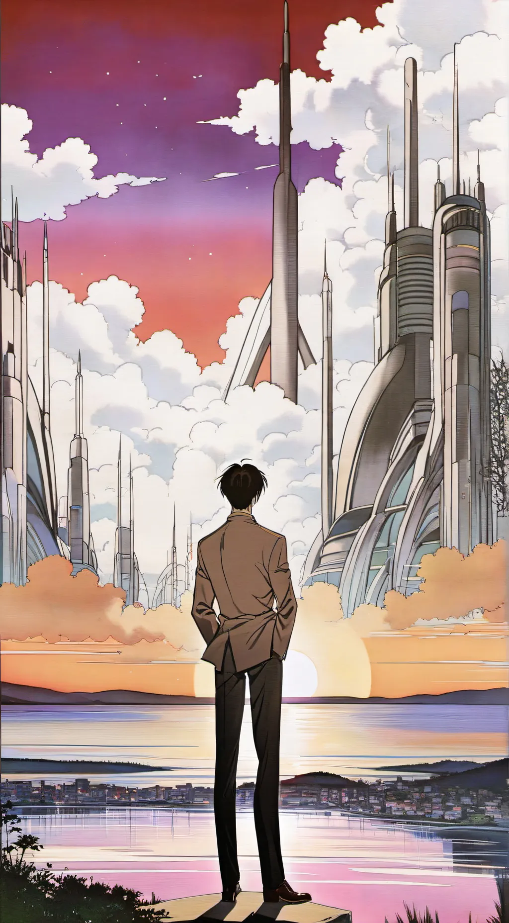 ai character: N says huh background