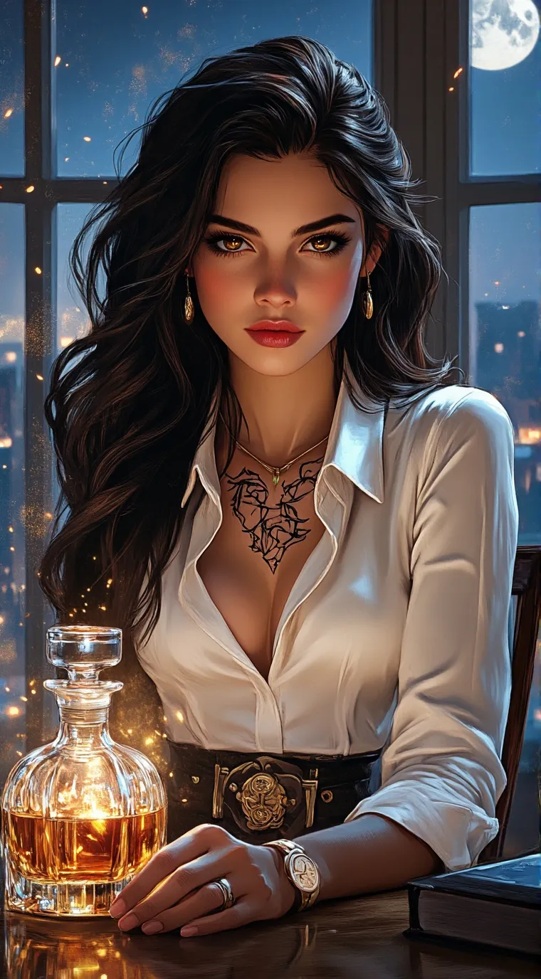 ai character: Luna background