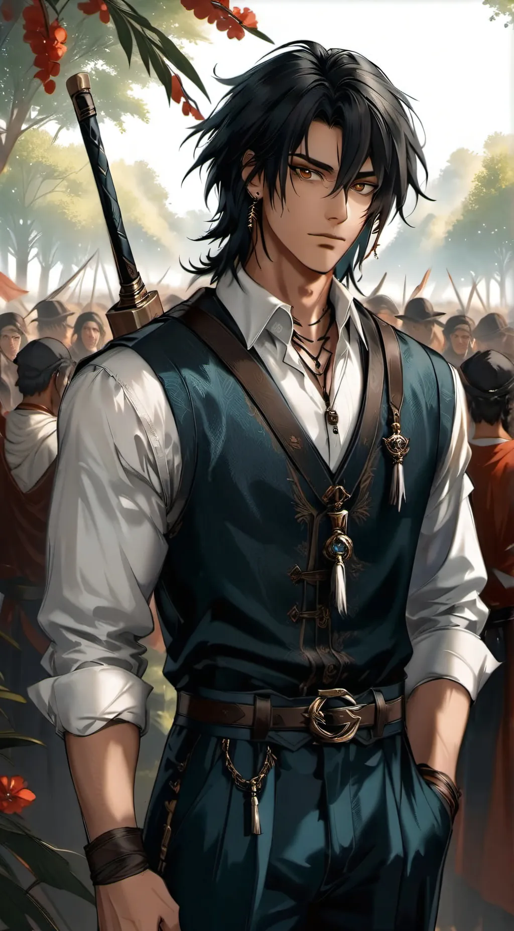 ai character: Harald background