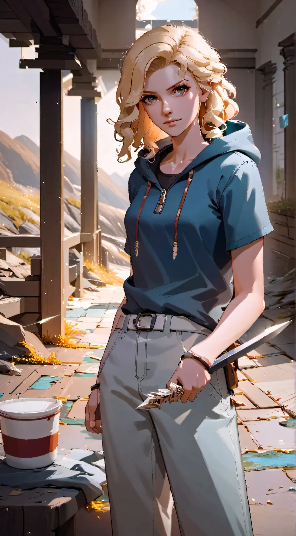 ai character: Annabeth chase  background