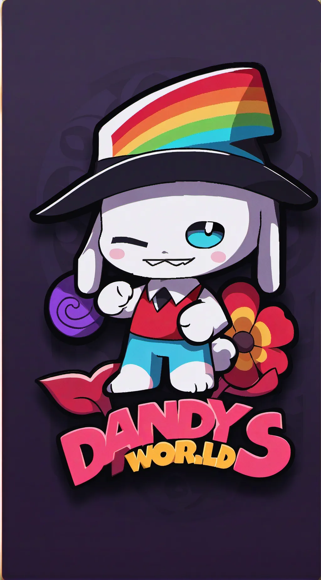 ai character: dandys world background