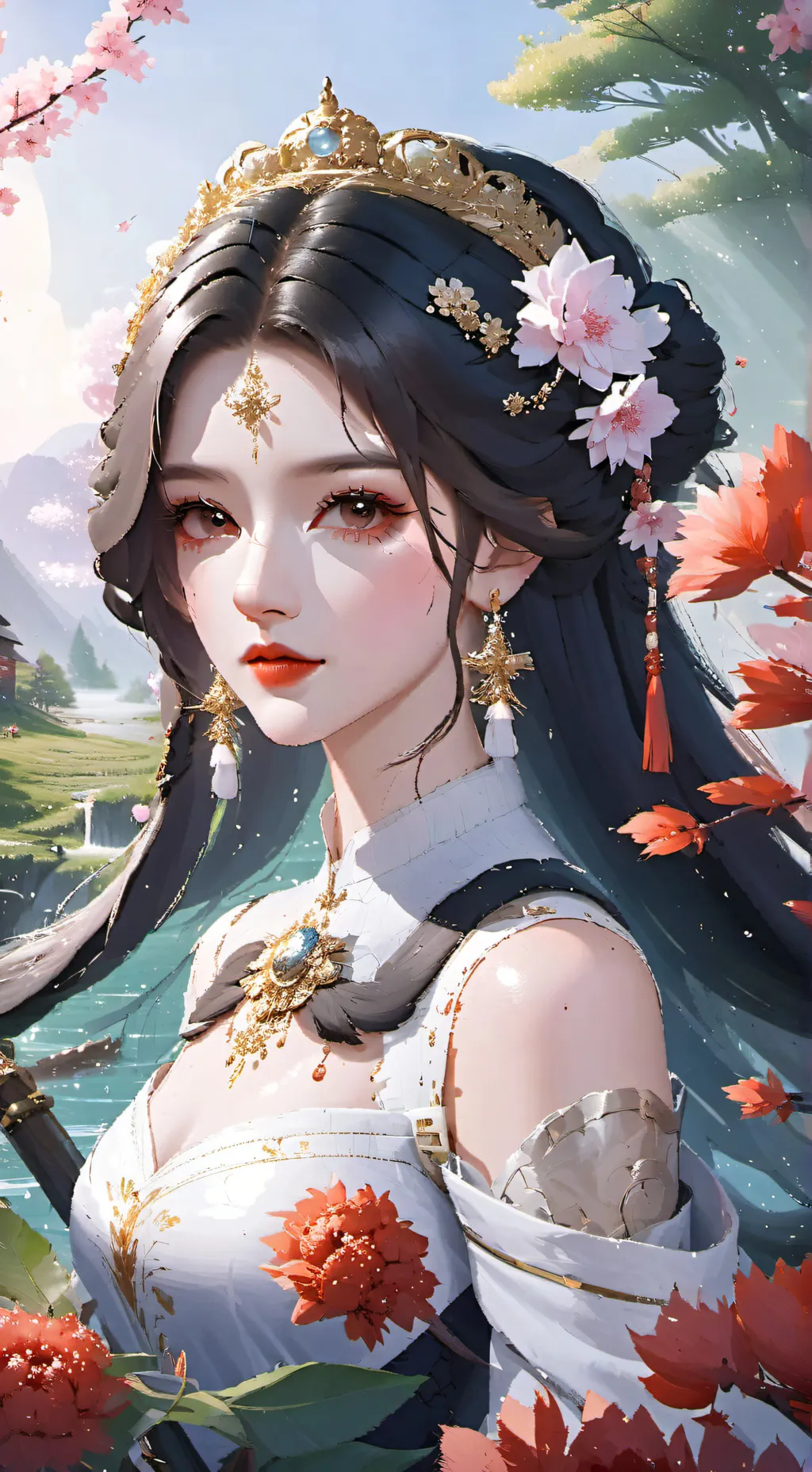 ai character: Valentina  background