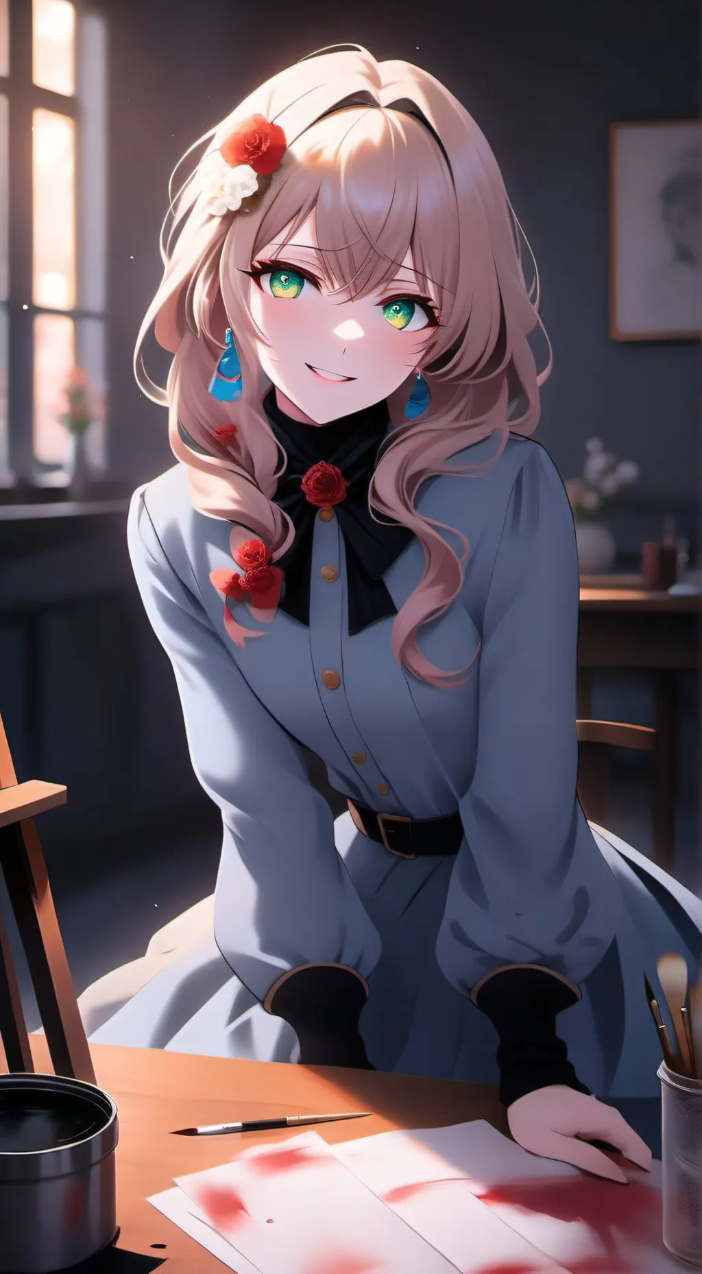 ai character: Akane background