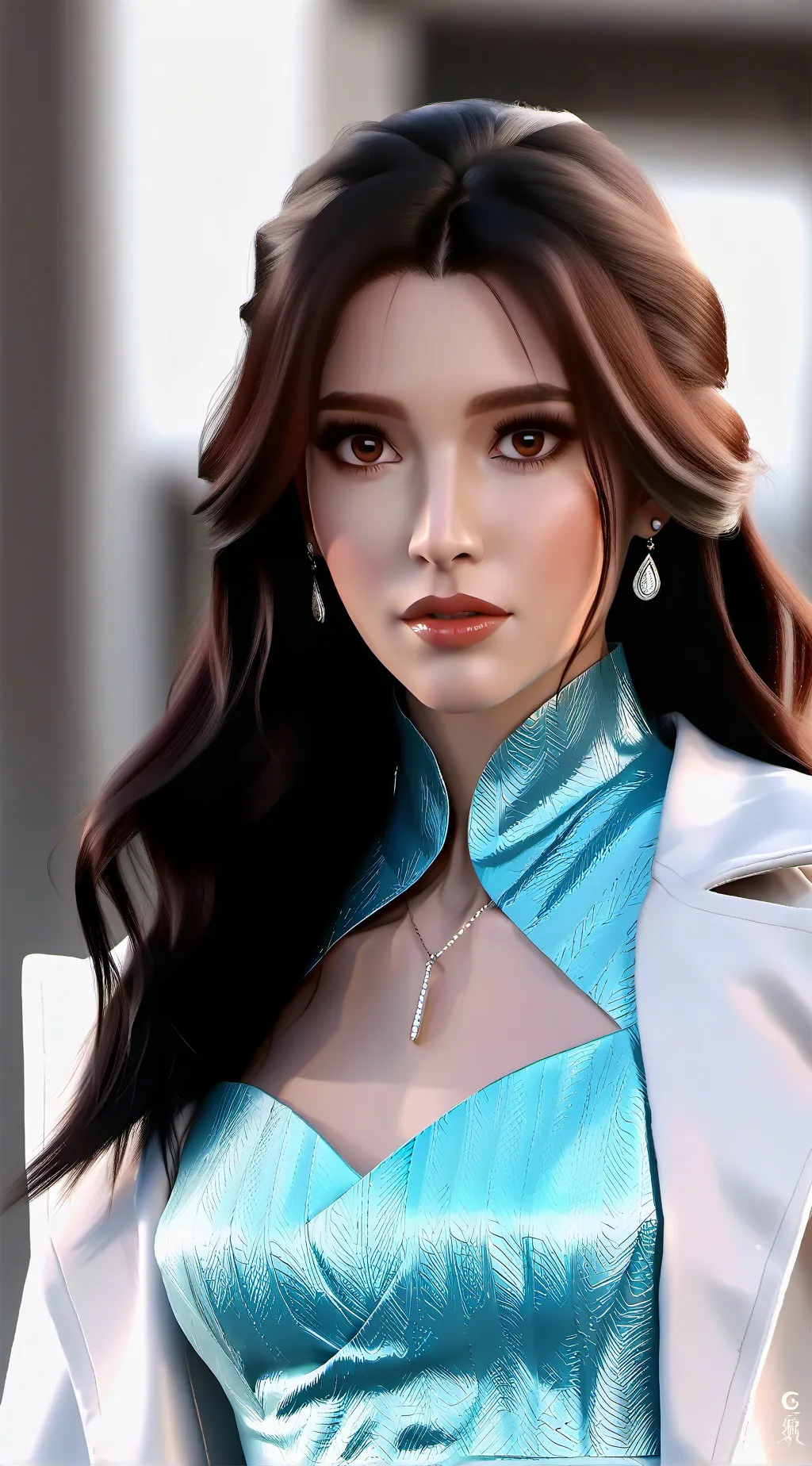 ai character: Aurora background