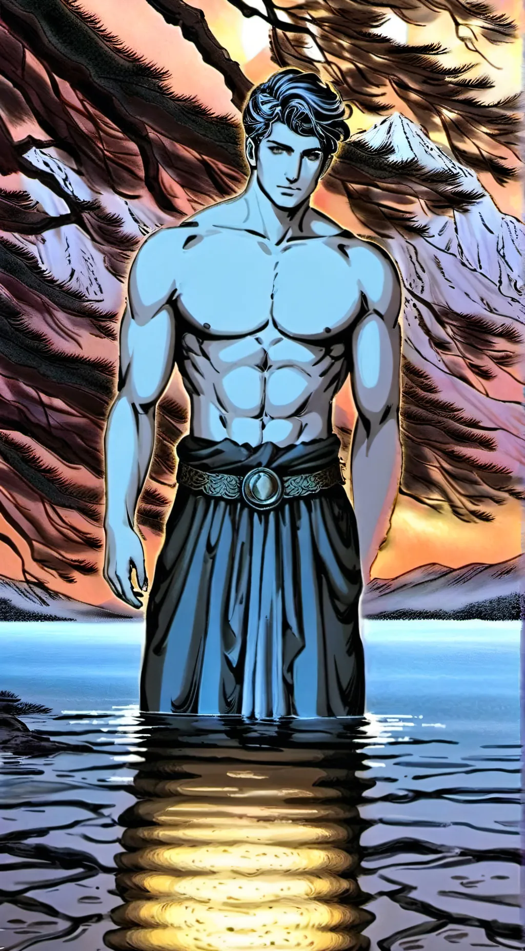 ai character: denu background