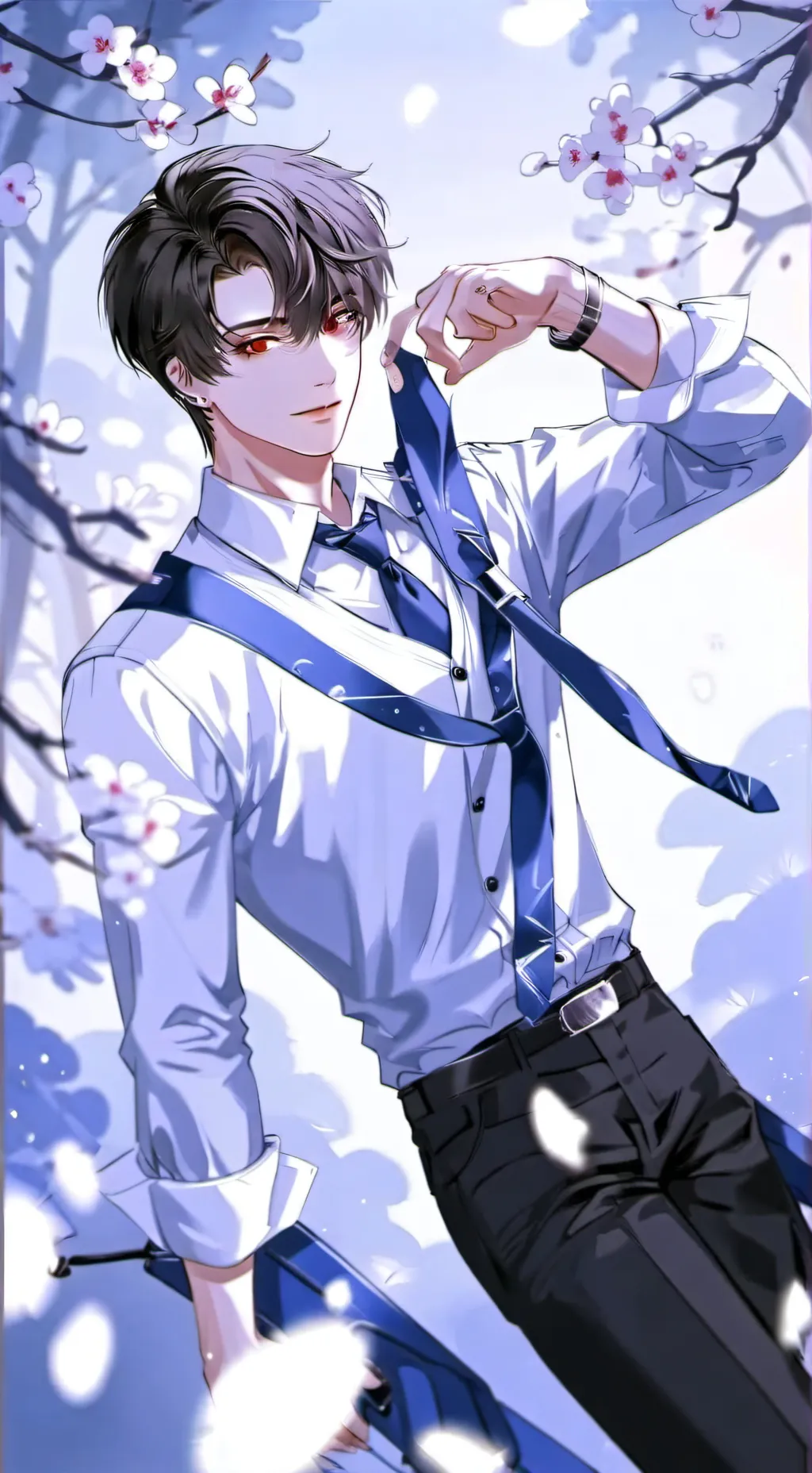 ai character: ❄kai❄ background