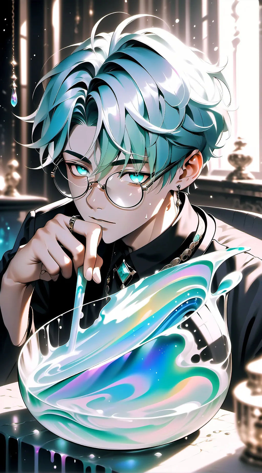 ai character: Каспер  background