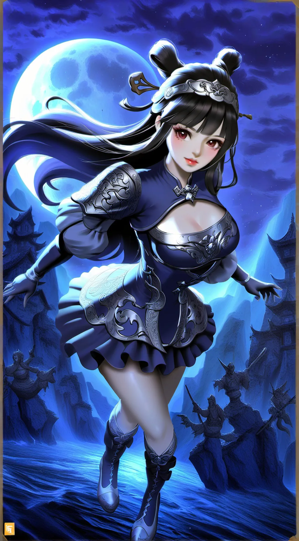 ai character: luna background