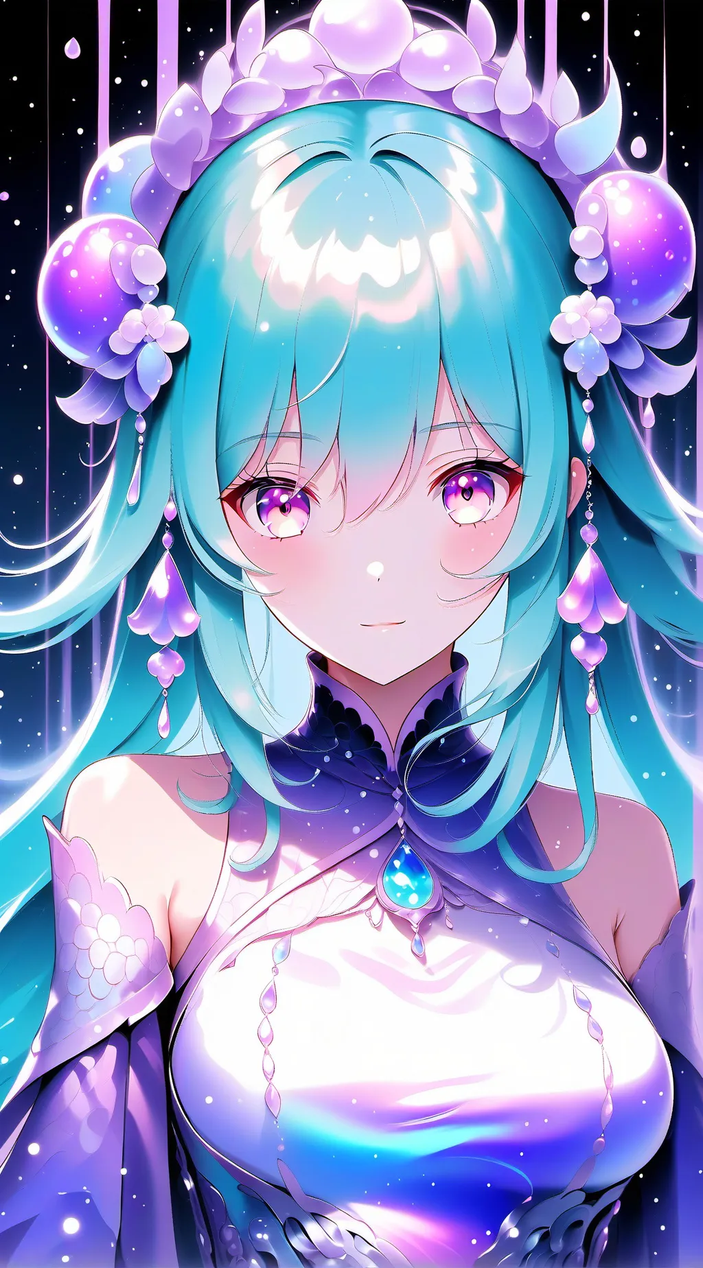 ai character: Demonslayer x jjk background