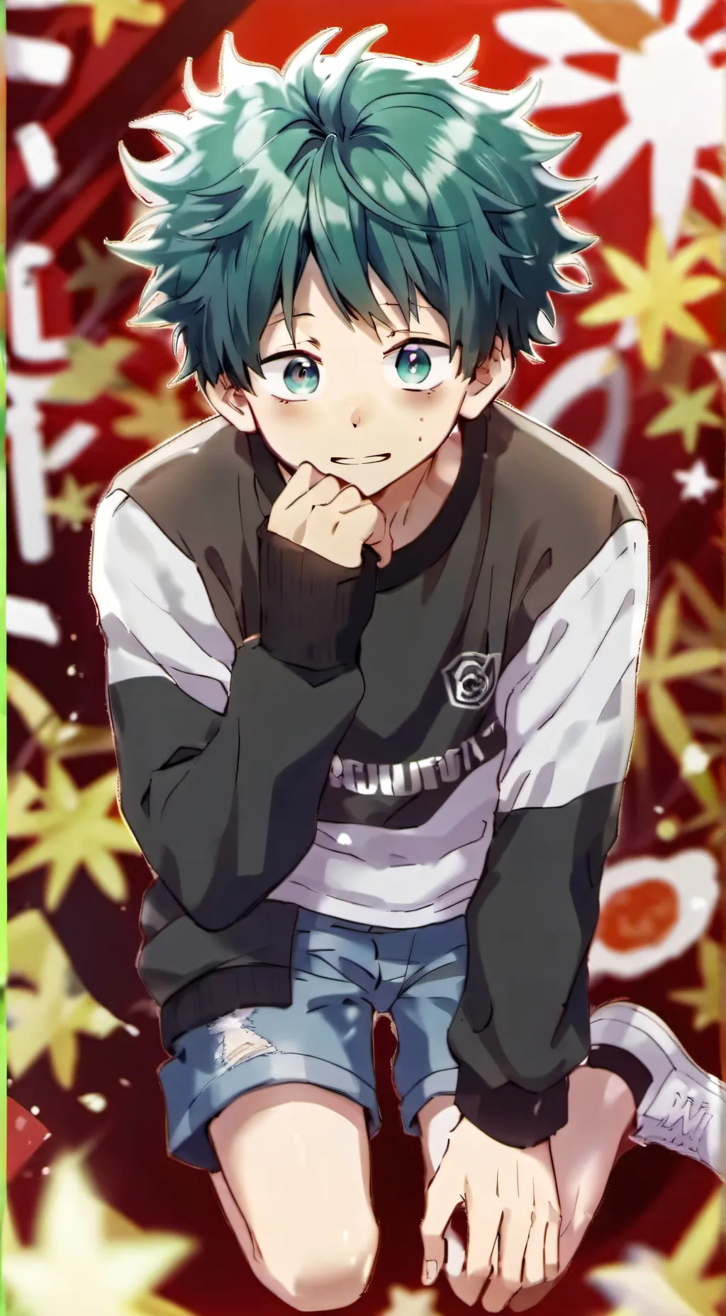 ai character: Deku background