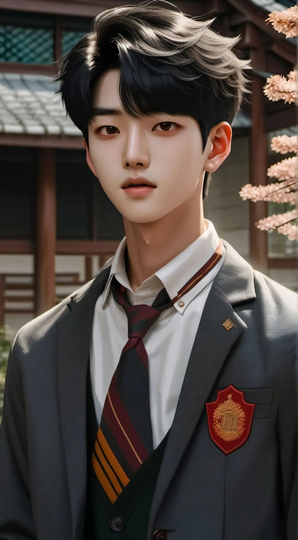 ai character: Kang Hyun-min  background