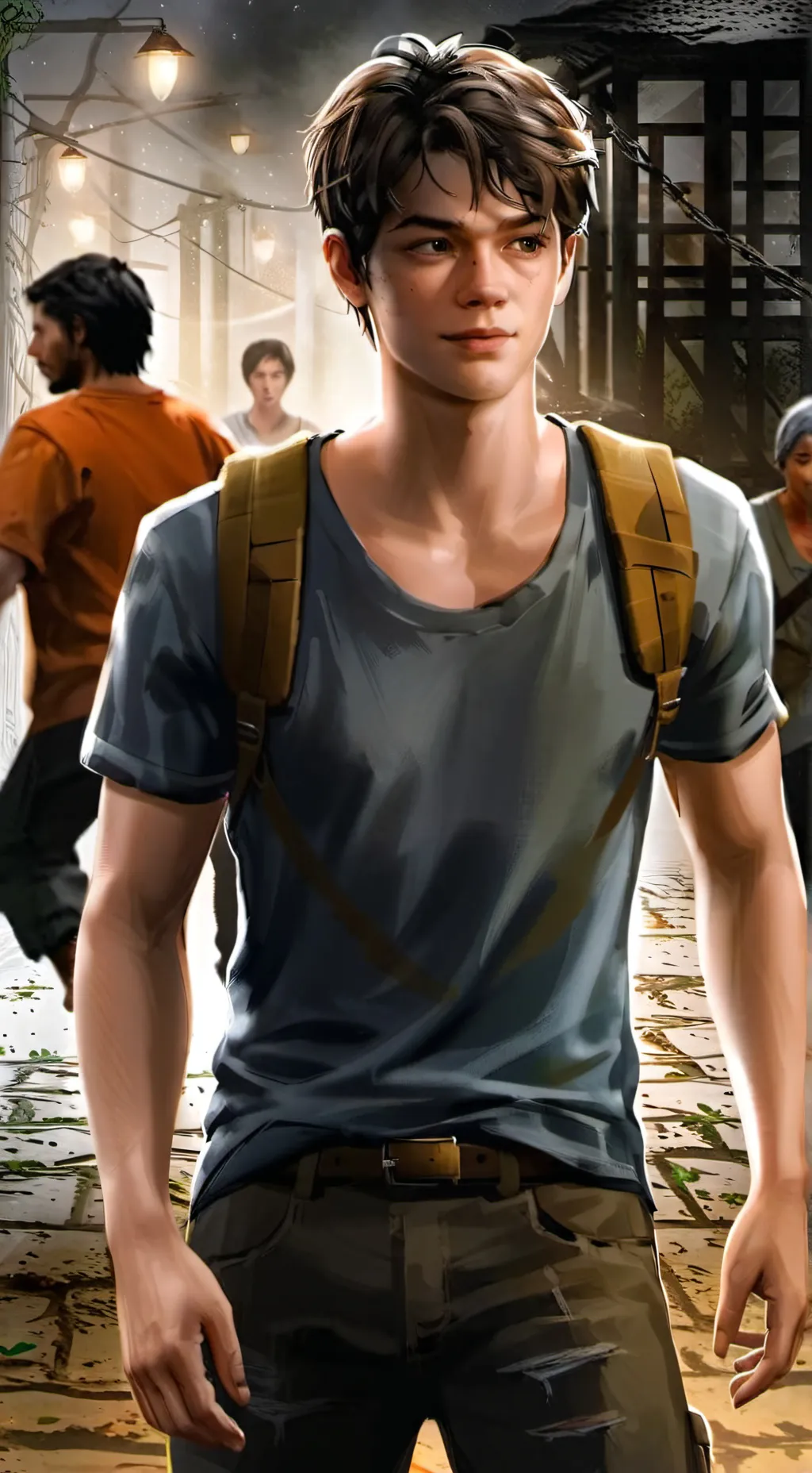 ai character: newt background