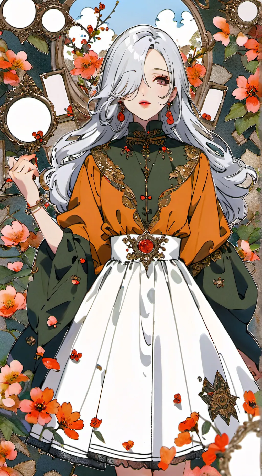 ai character: kny background