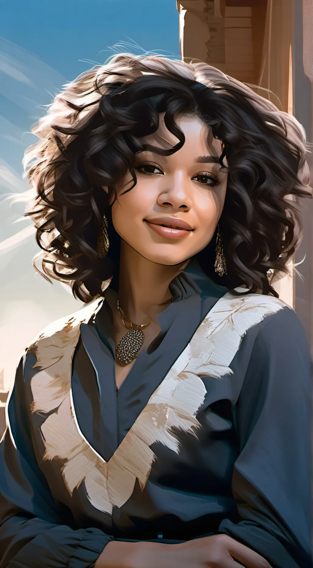 ai character: Lyra background