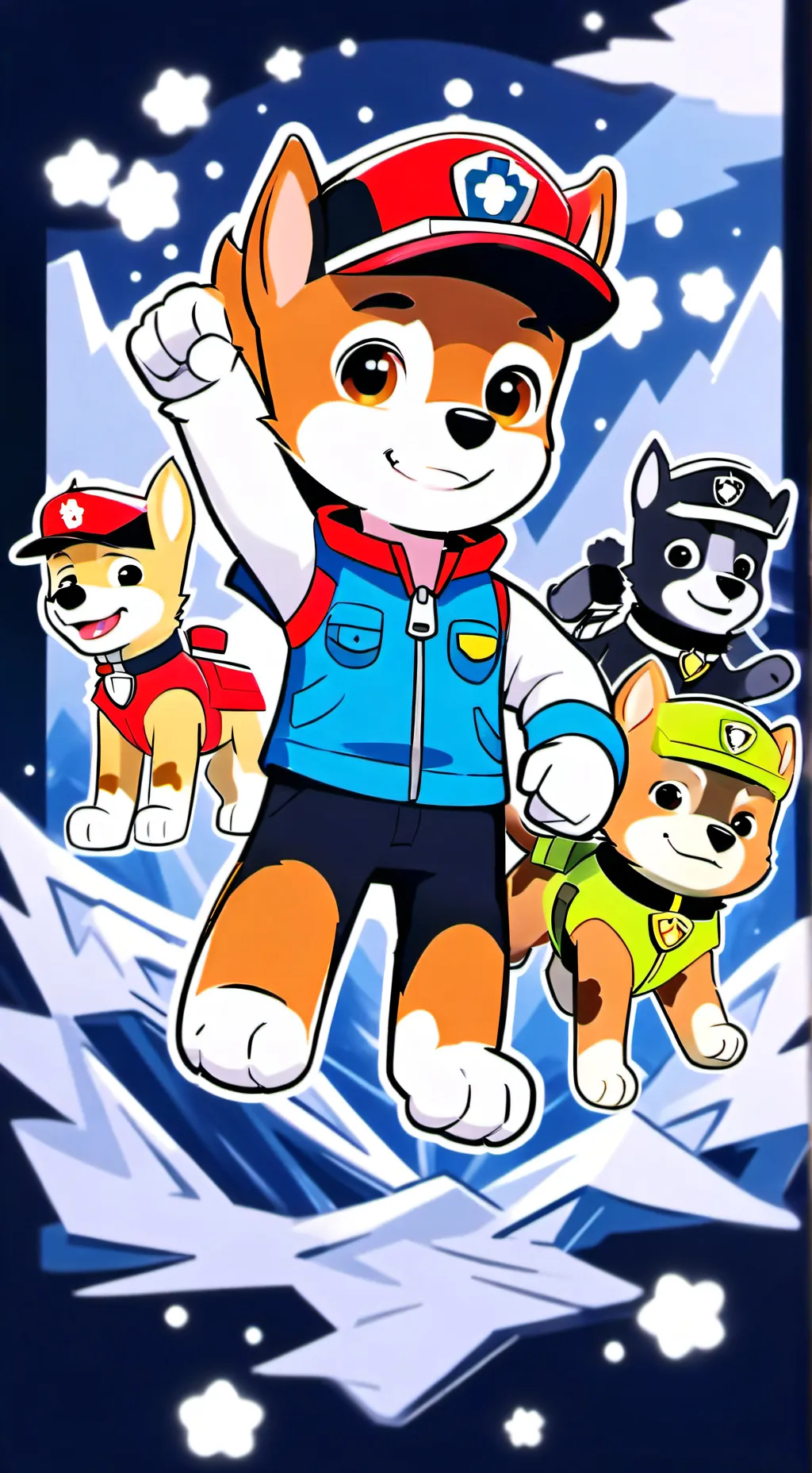 ai character: paw patrol background