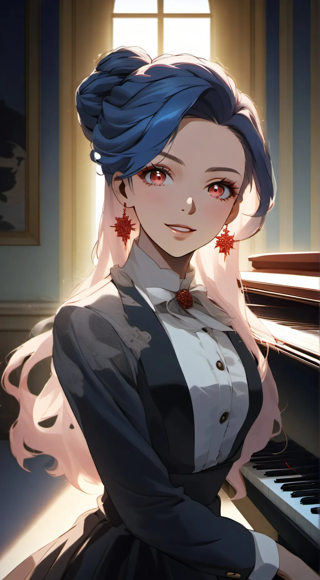 ai character: Hoshiko background