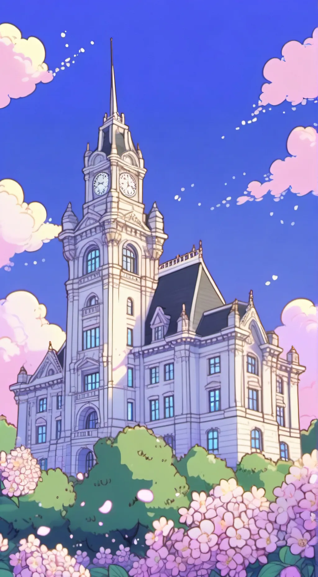 ai character: Courthouse background