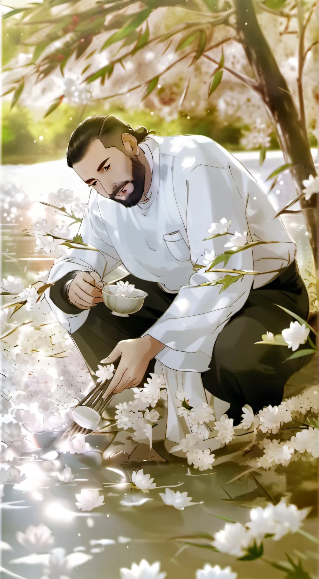 ai character: tío chill  background