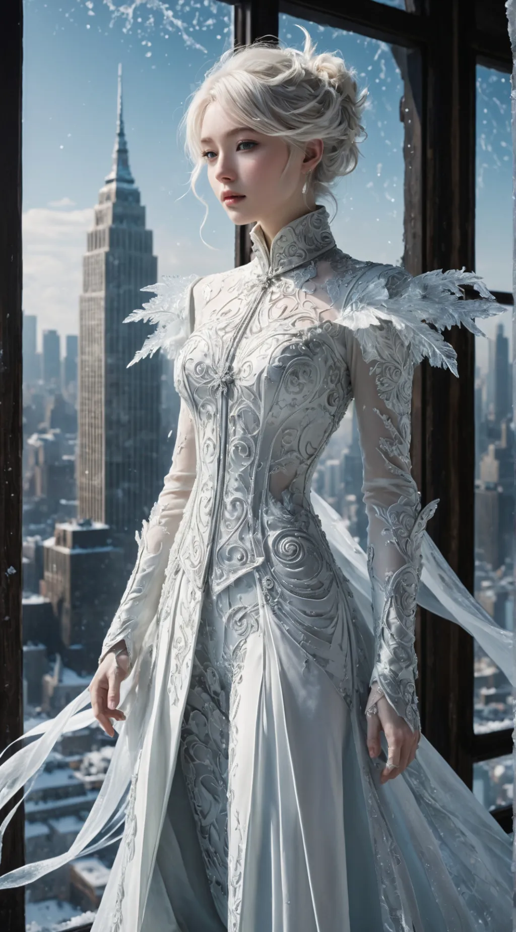 ai character: Frost background