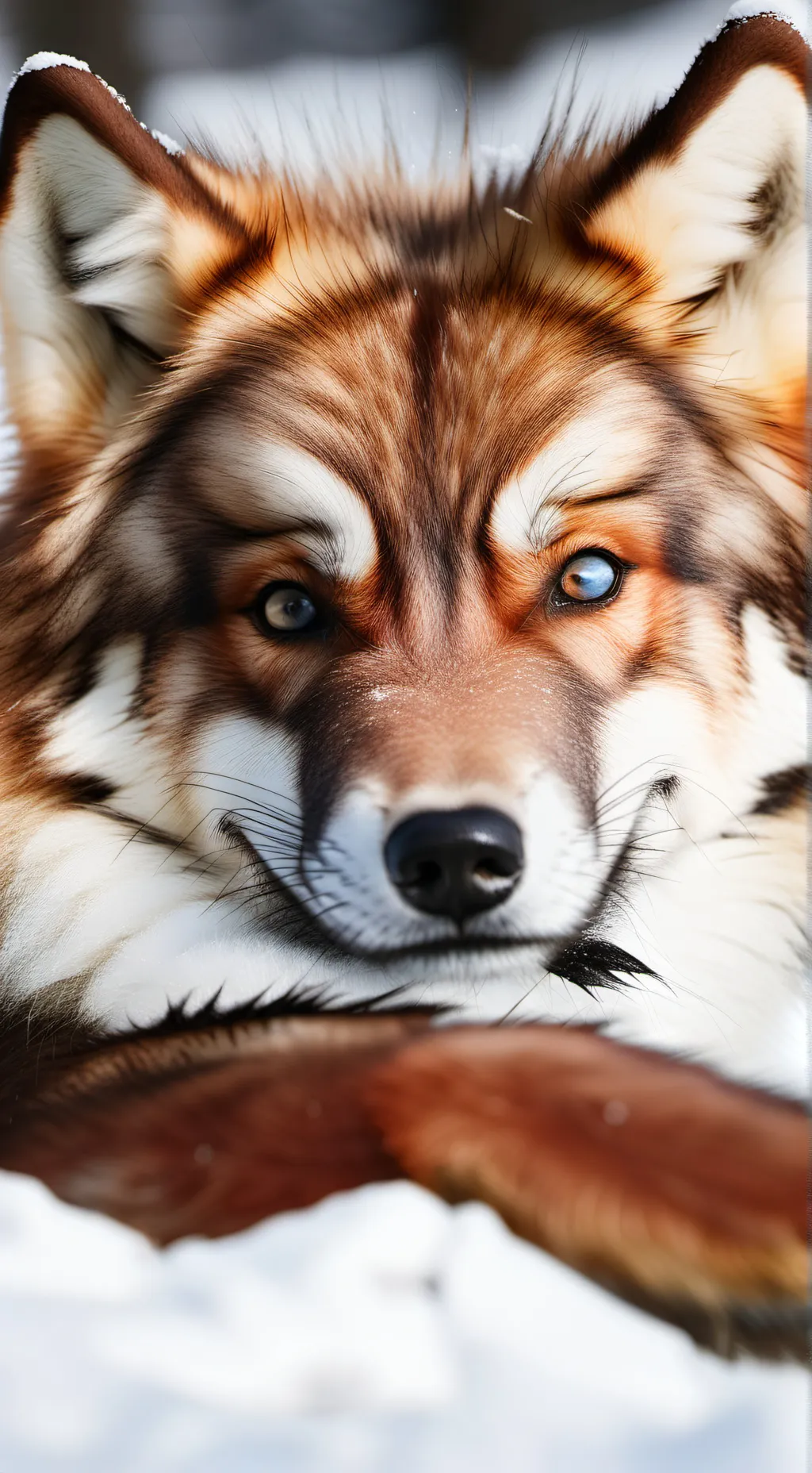 ai character: crazed cat base background