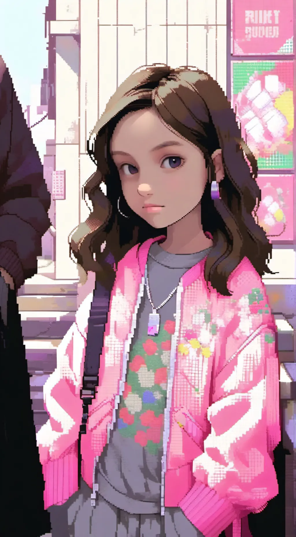 ai character: mishan's sister  background