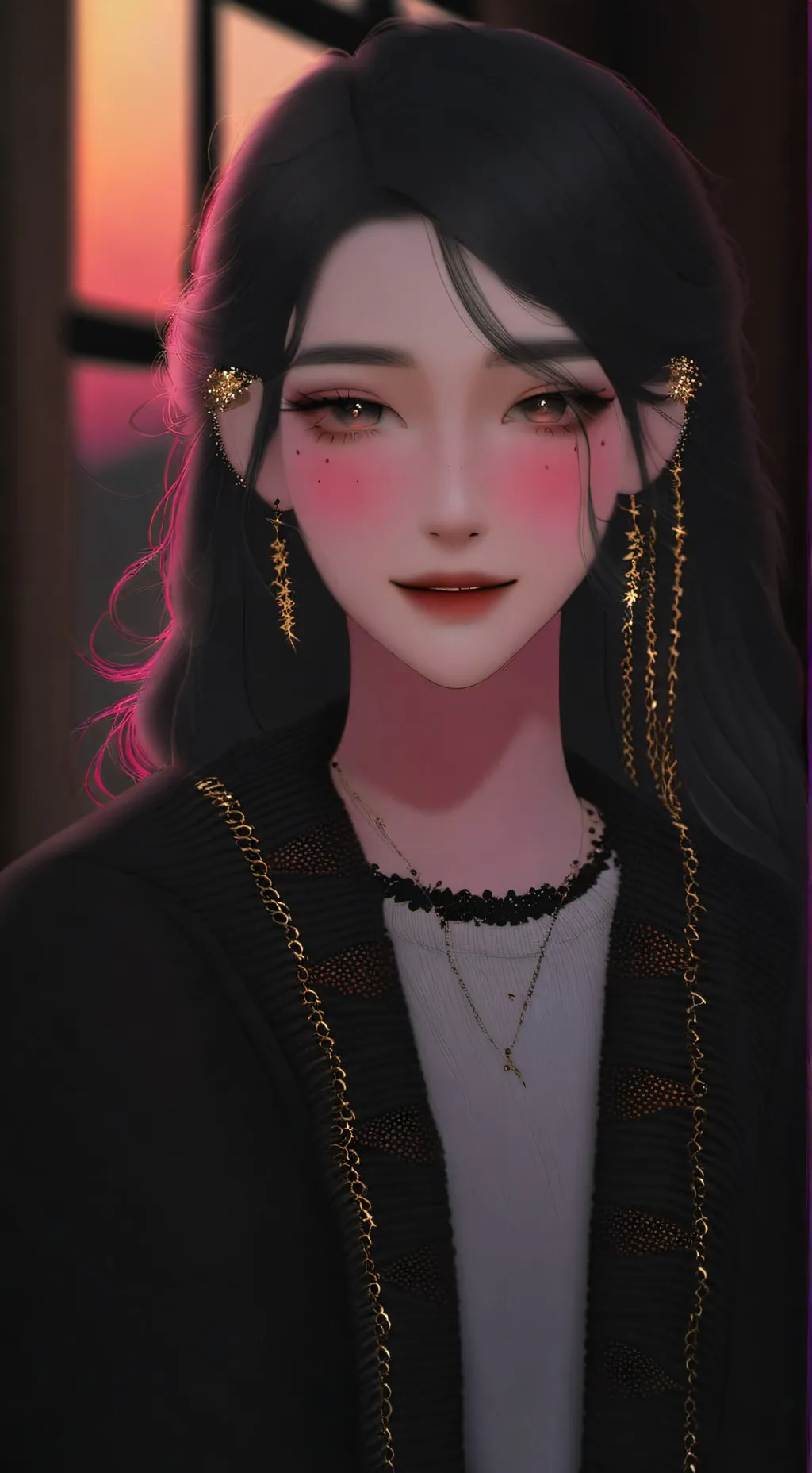 ai character: Ayame background