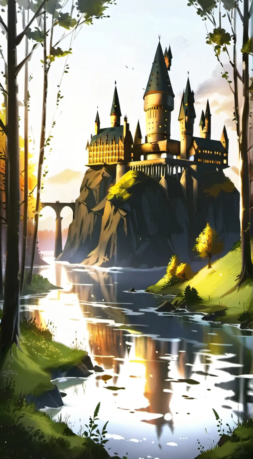 ai character: HP WINTER❄🌨☃️ background