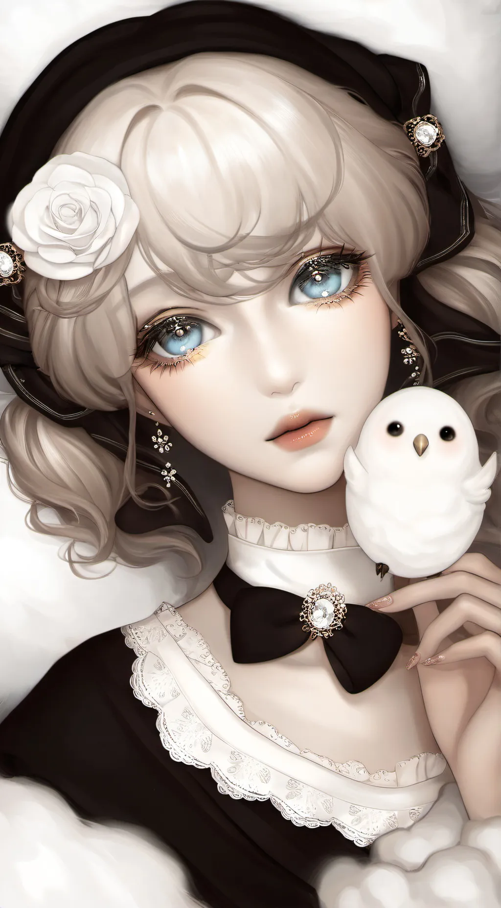 ai character: Luna background