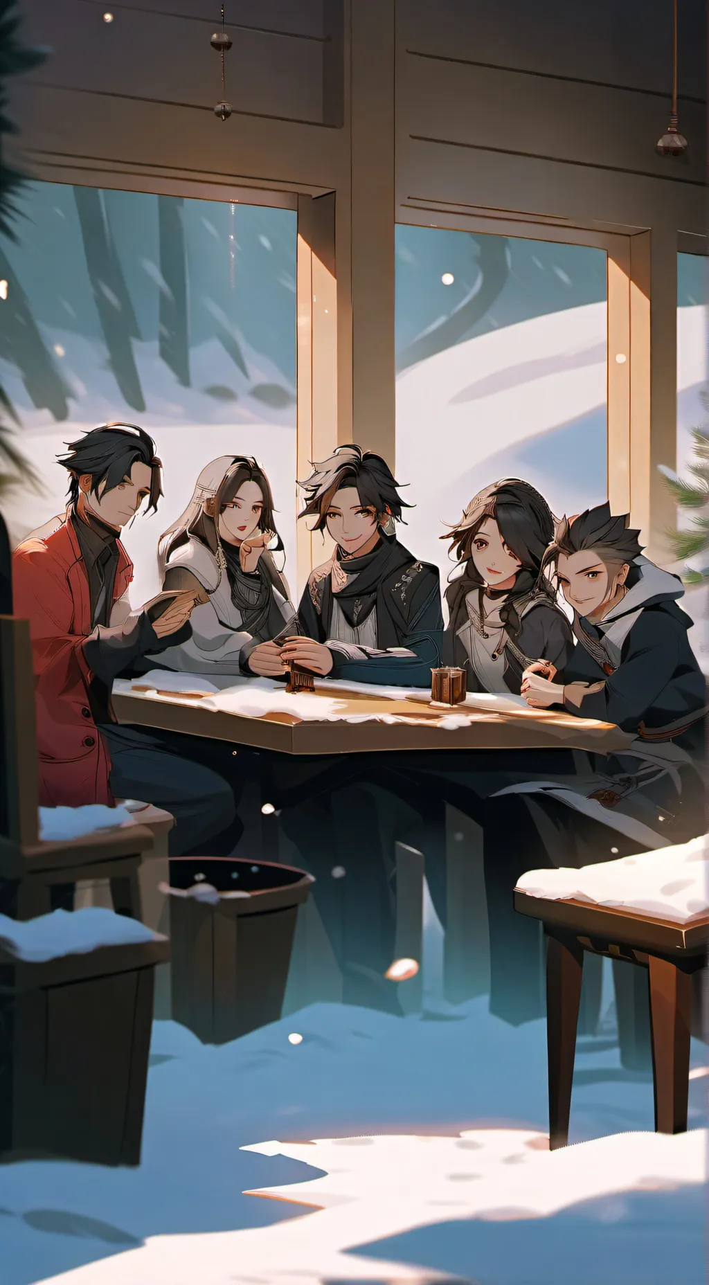 ai character: School Blizzard  background