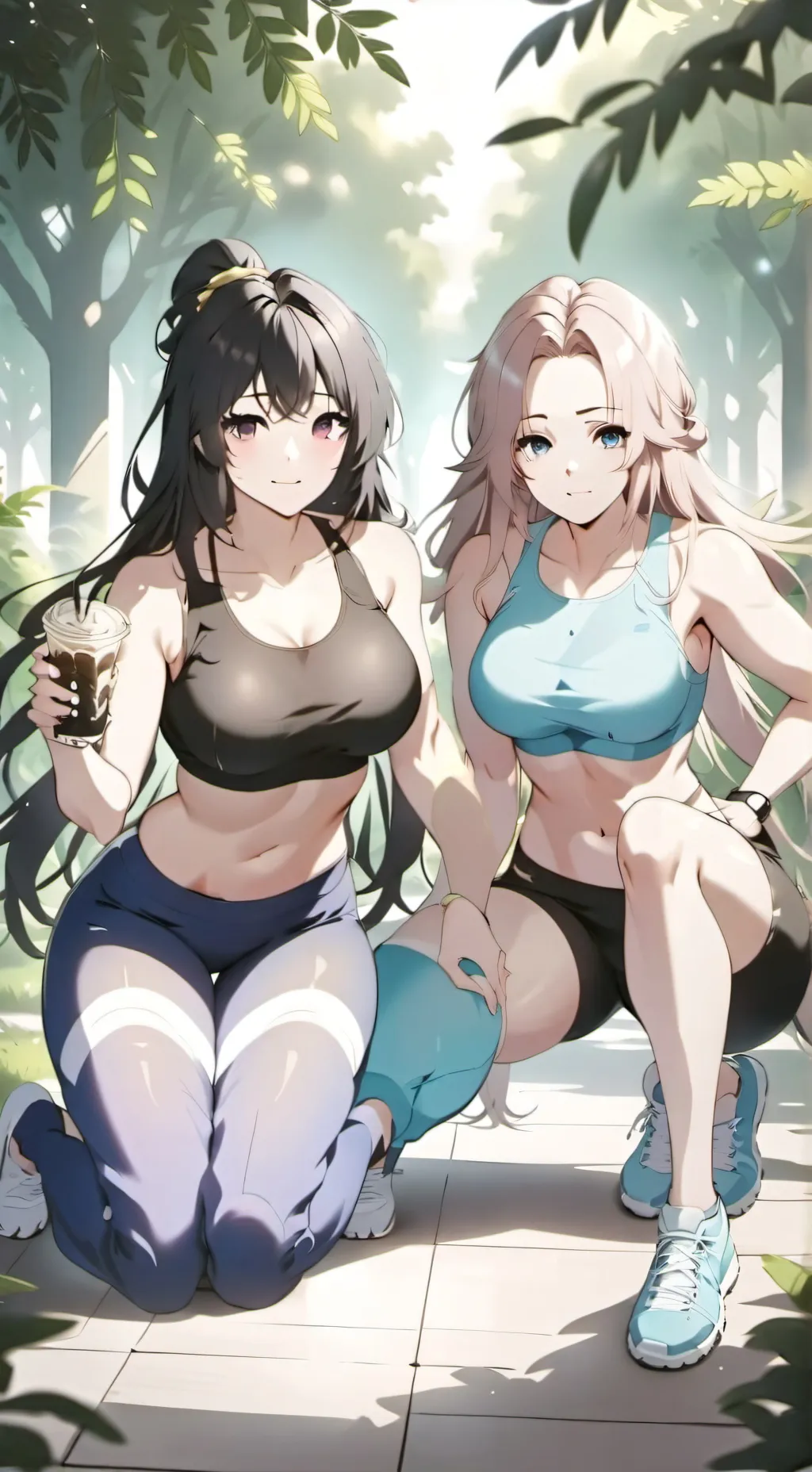 ai character: Chloe and Abi background