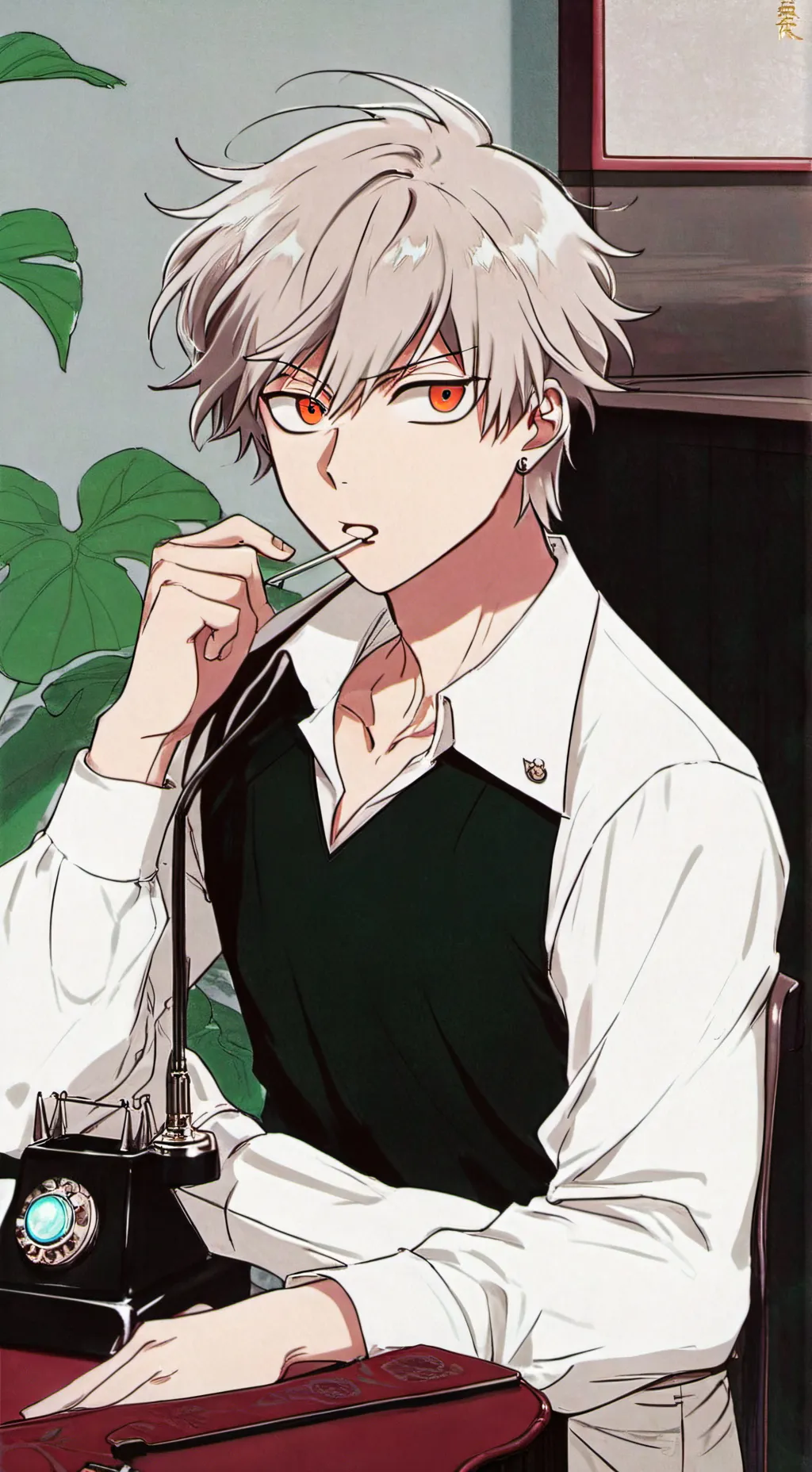 ai character: Kacchan Baguko background