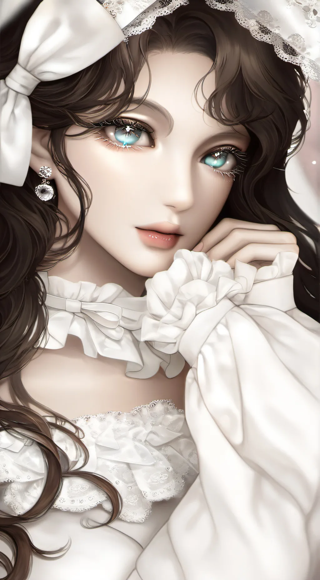 ai character: Angel 💐 background