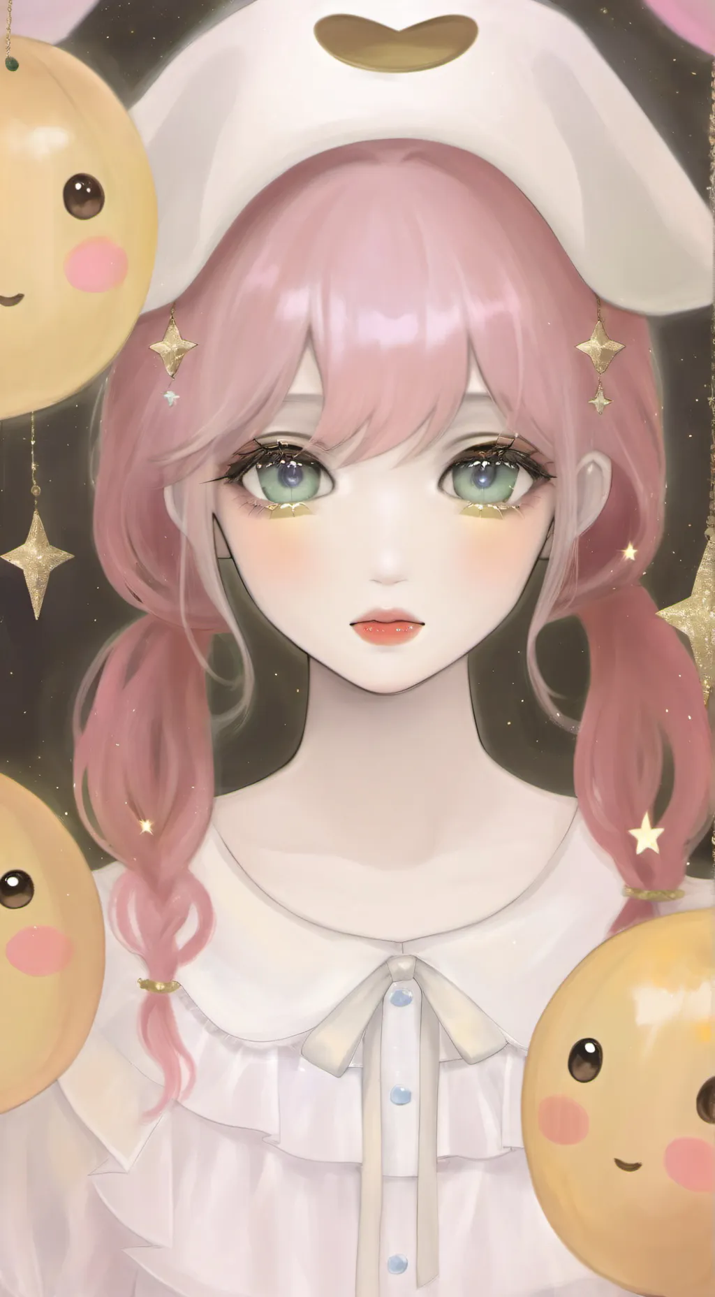 ai character: Luna background