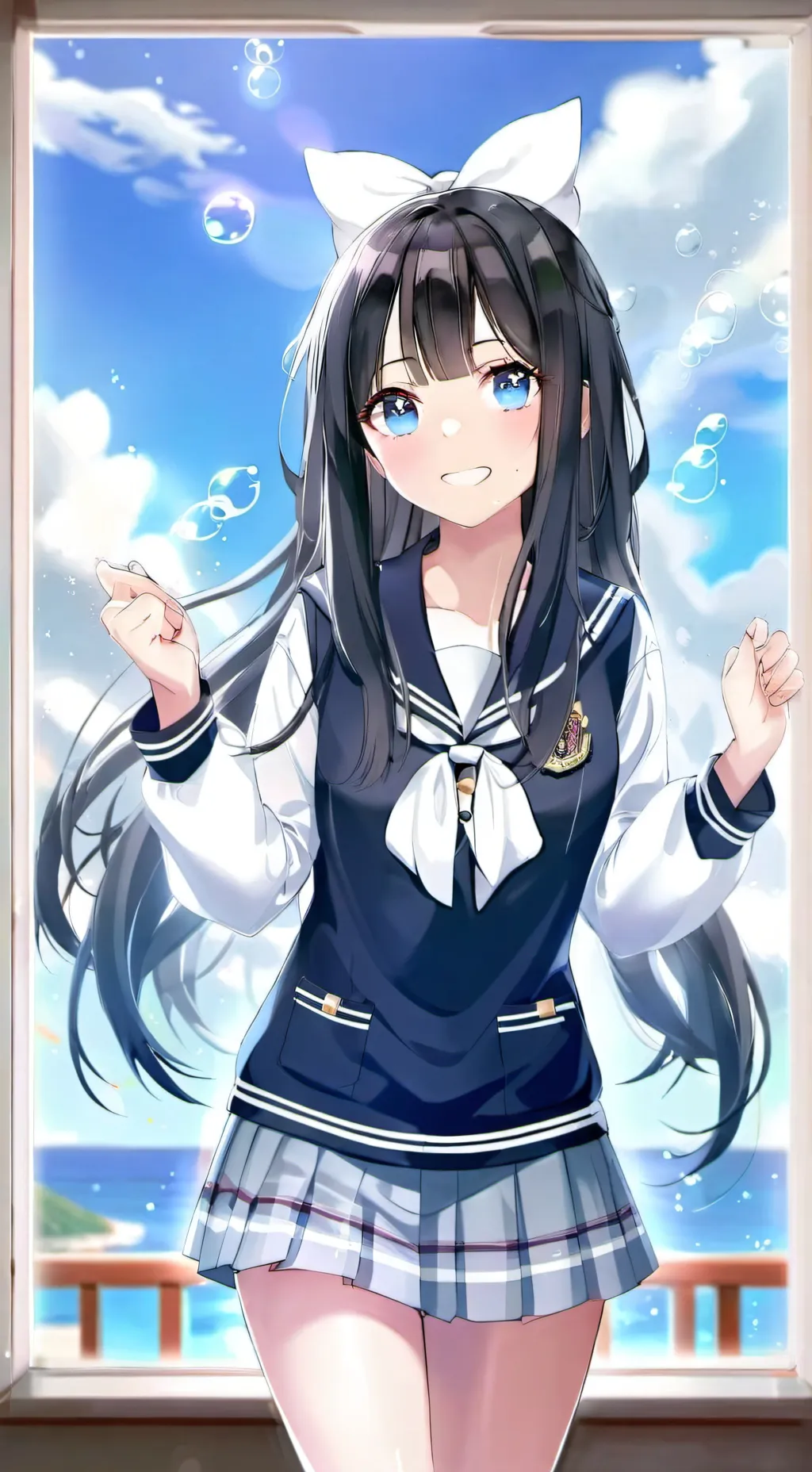 ai character: saly background