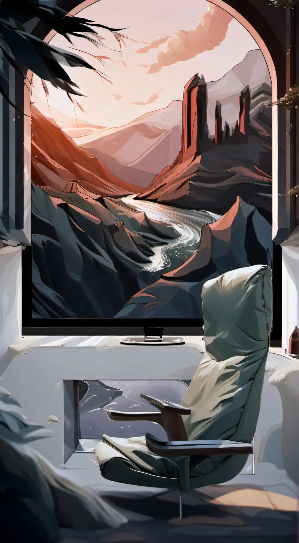 ai character: Sprunky tele background