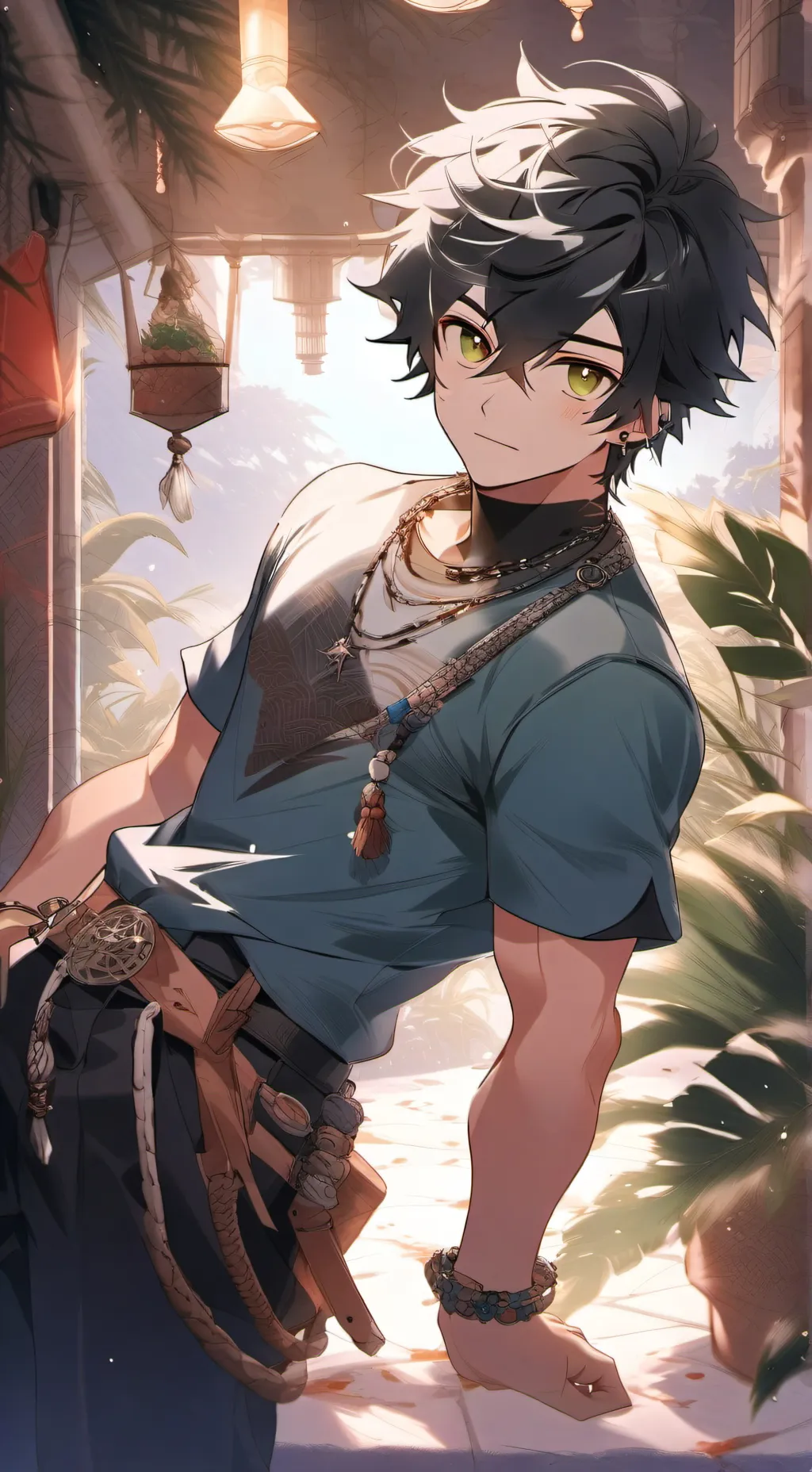 ai character: Keiran  background