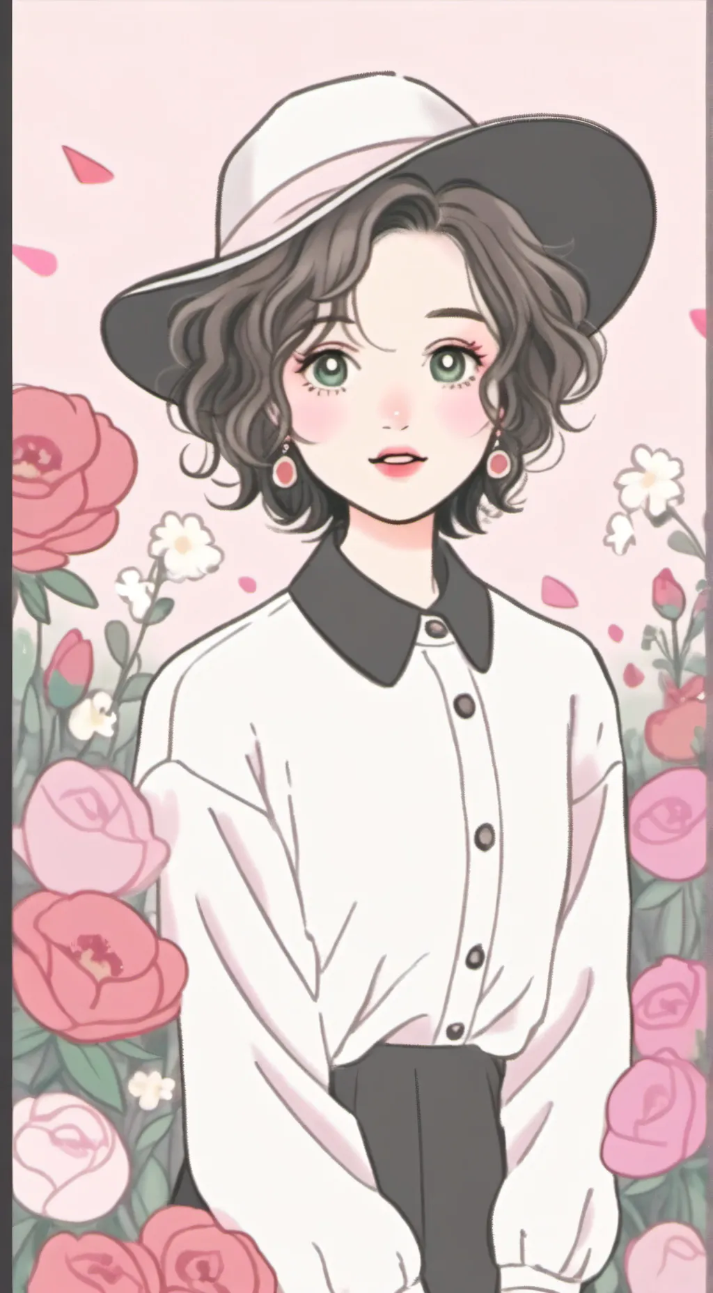 ai character: Clotilde  background