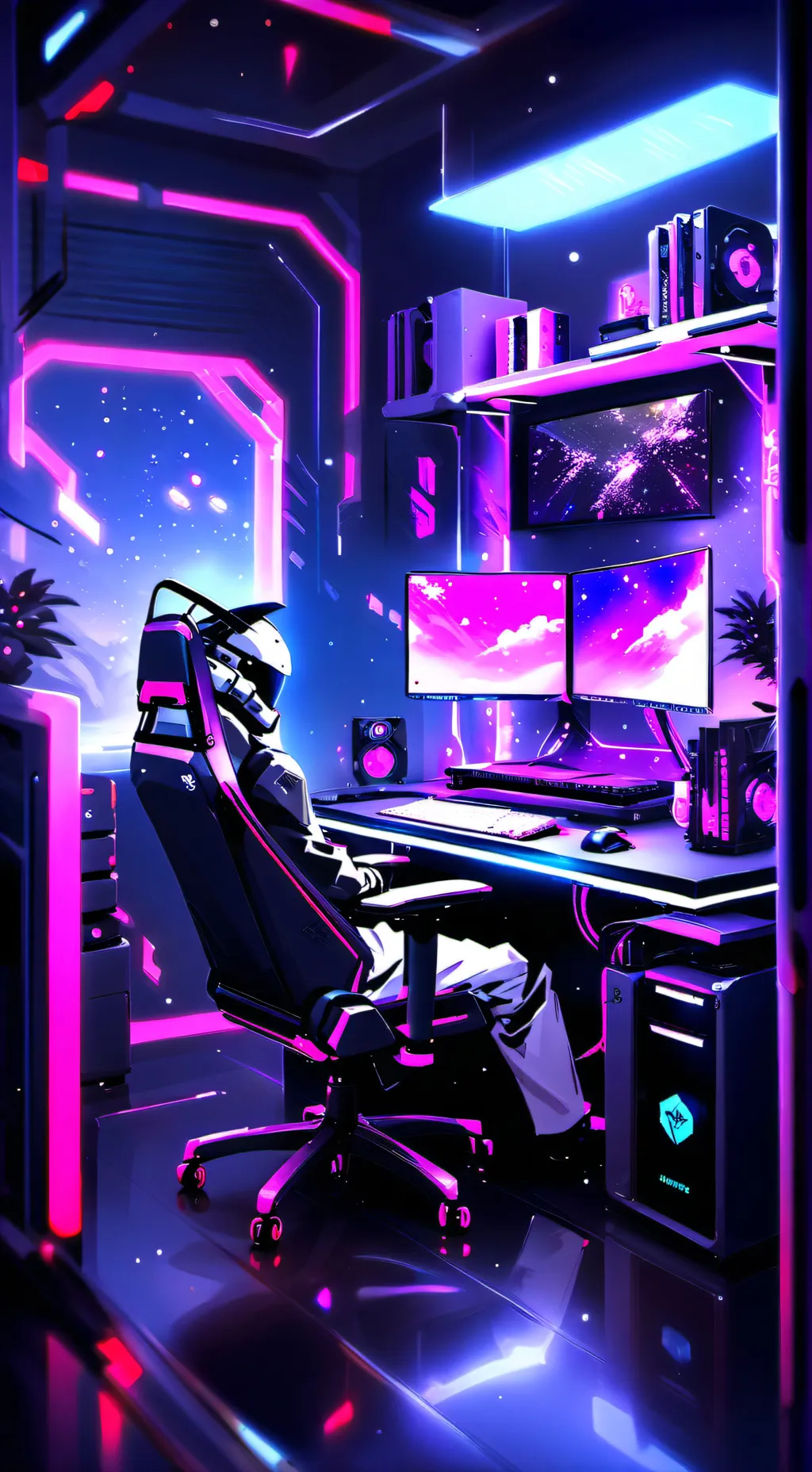 ai character: pc gamer background