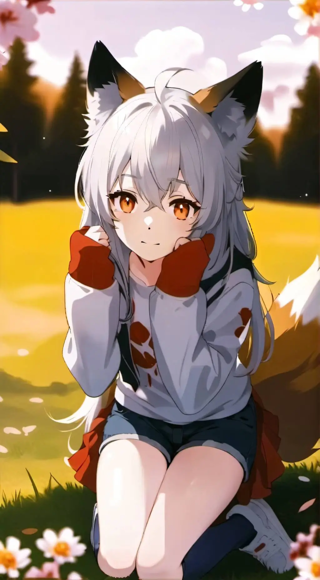 ai character: Aria  background