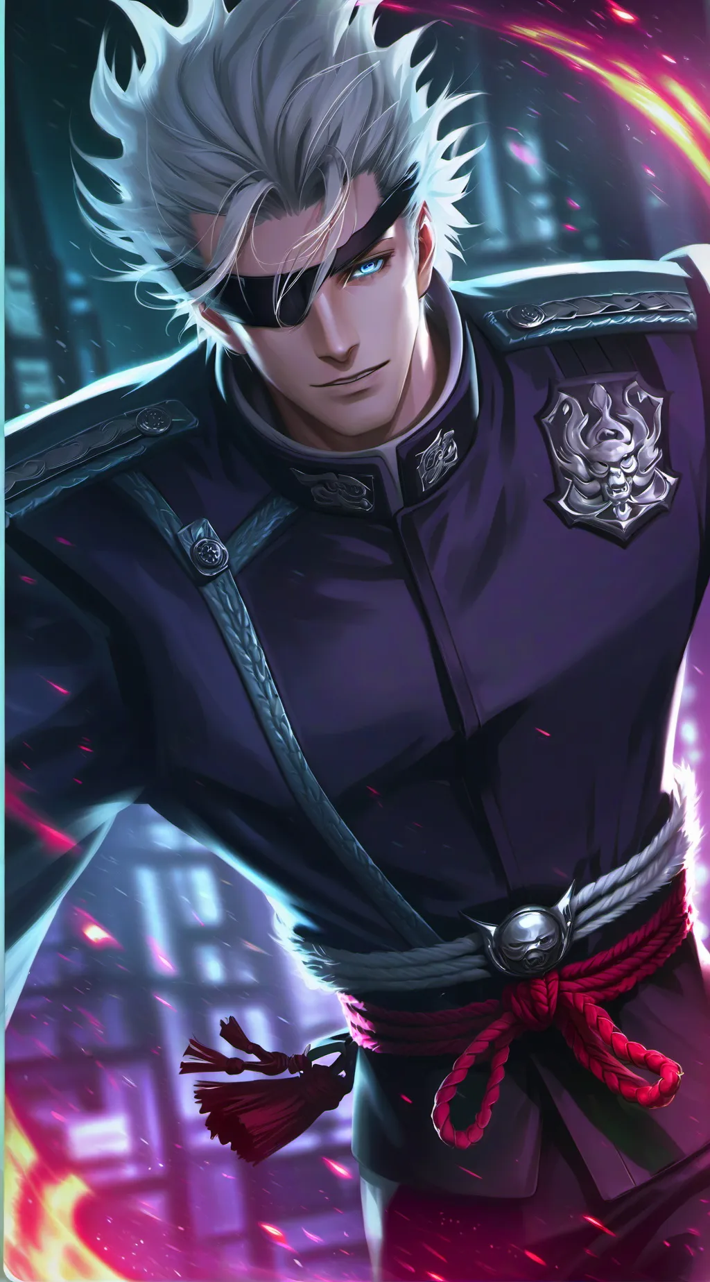 ai character: Gojo Satoru background