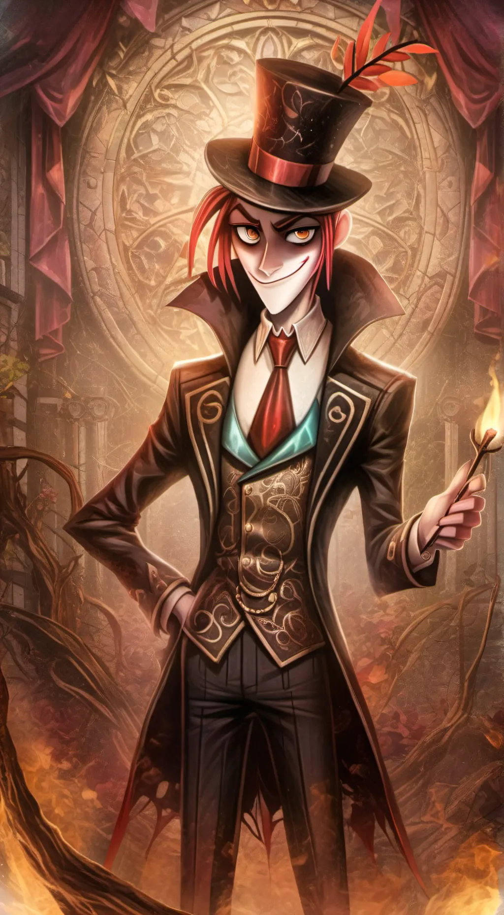 ai character: Hh background