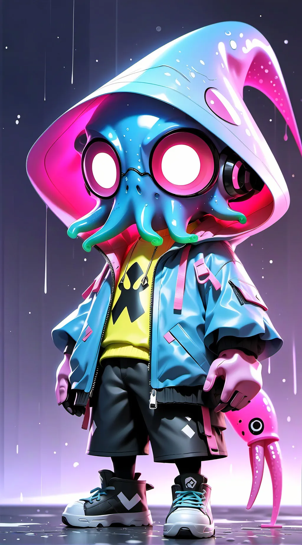 ai character: squid game background