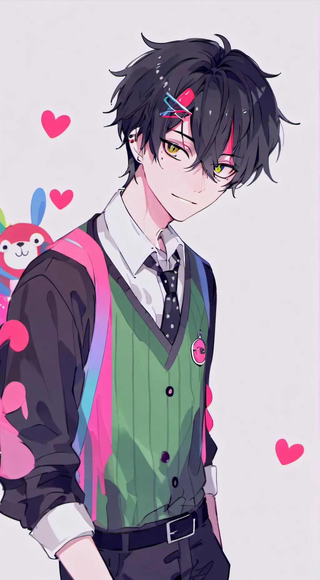 ai character: Haku Miu background