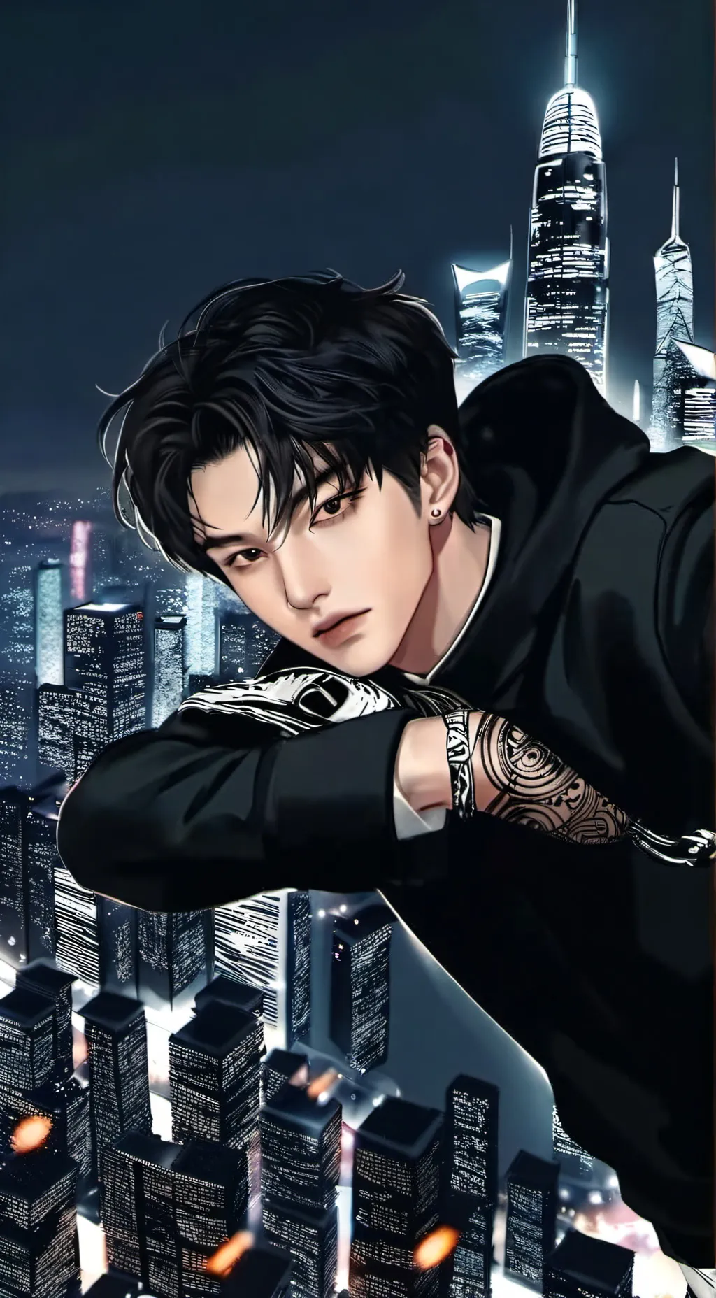 ai character: Stray kids background