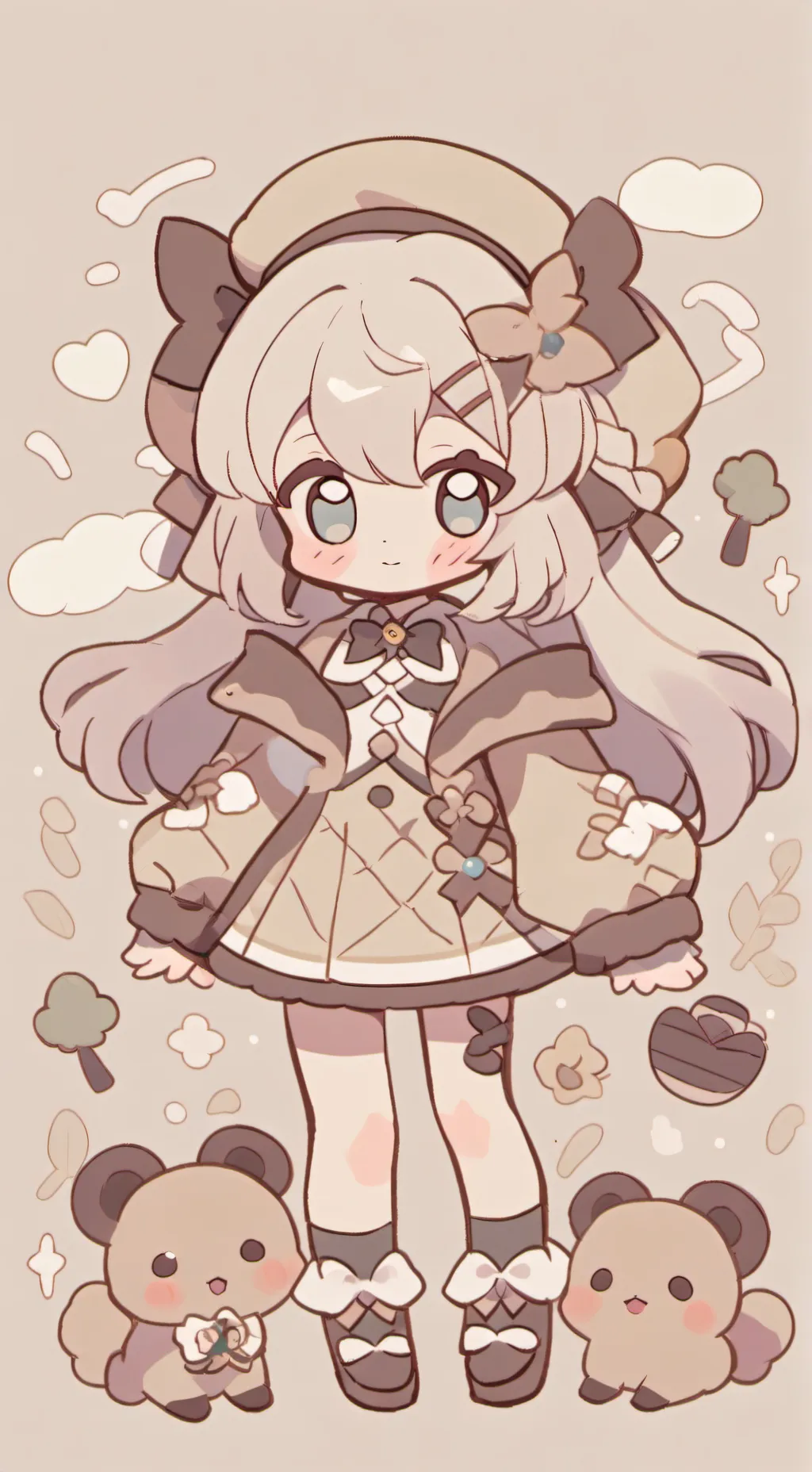 ai character: DW new toon background