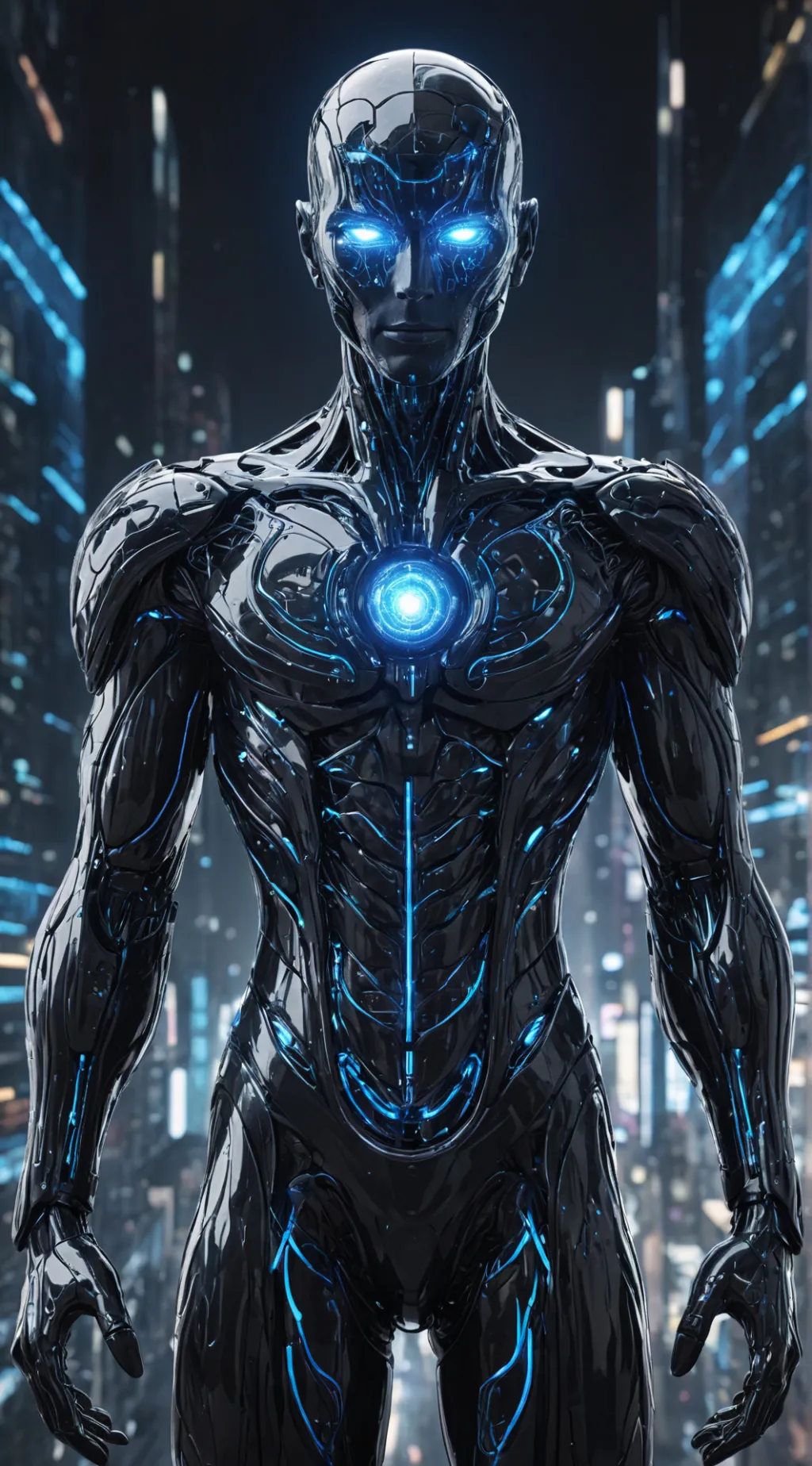 ai character: open the door background