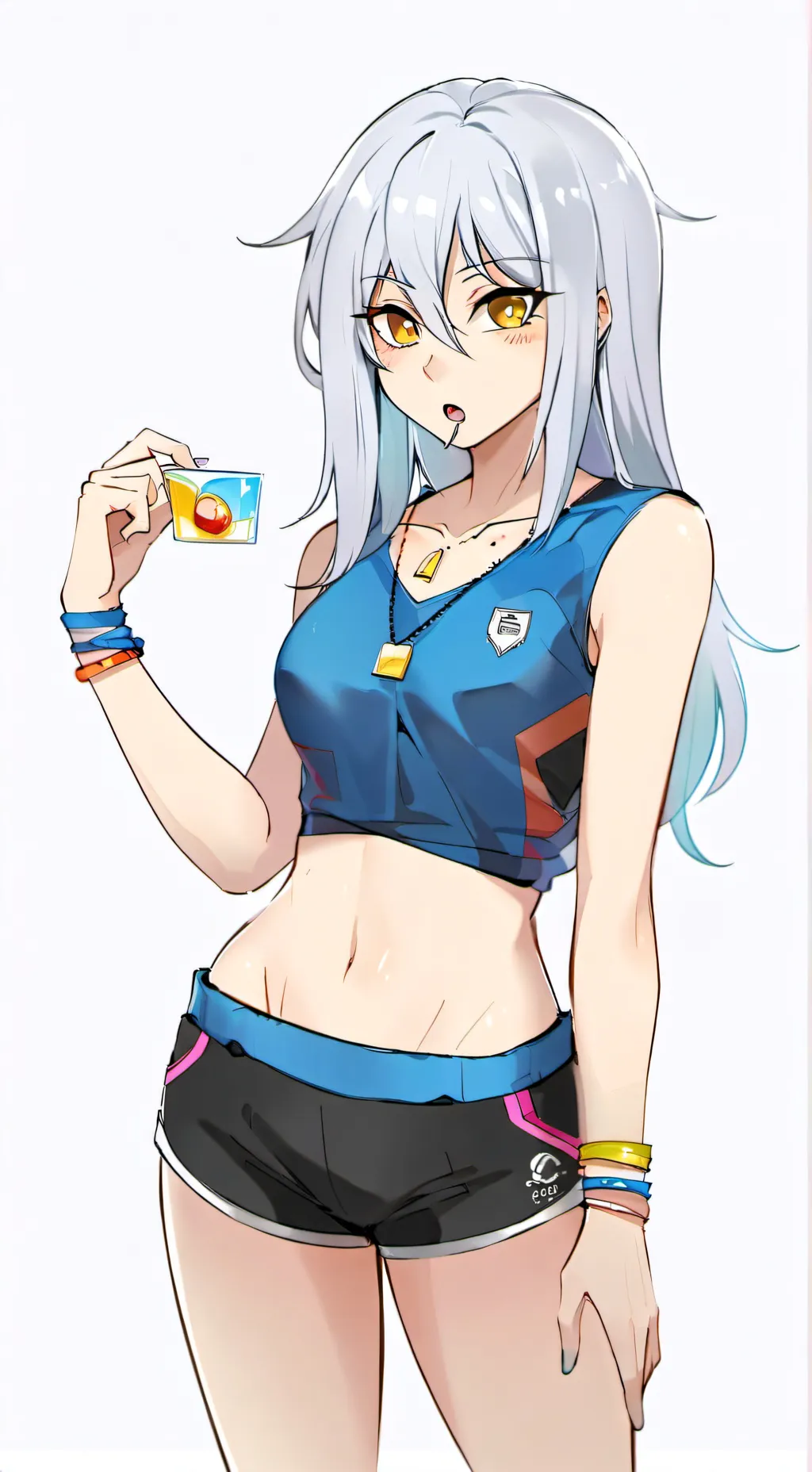 ai character: galaxia background