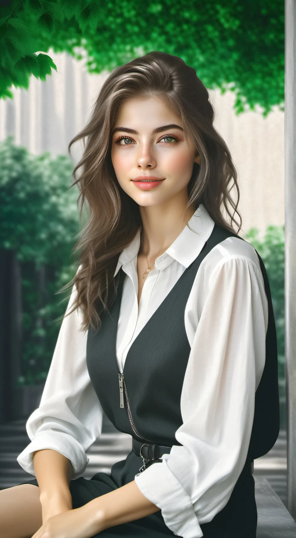 ai character: Olivia R.  background