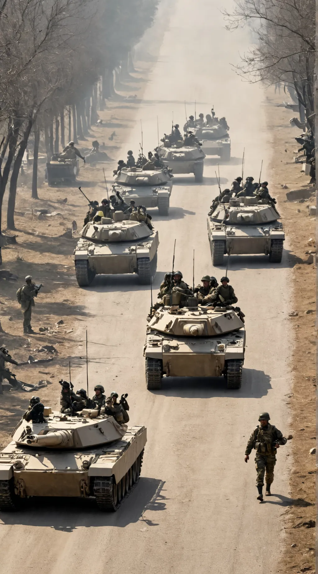 ai character: War RPG background